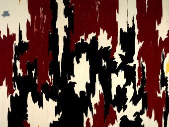 Картина "1957-J no.2" Клиффорда Стилла. Фото с сайта artnet.com