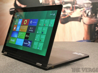 Аппарат Lenovo Yoga, изображение из блога The Verge