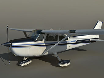 Cessna-172.    turbosquid.com