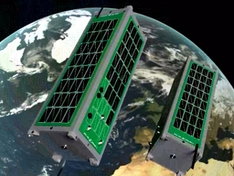 Спутники STRaND, кадр из видеоролика с сайта SSTL