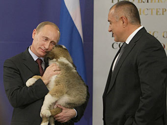 Владимир Путин и Бойко Борисов в Софии, 2010 год. Фото РИА Новости, Алексей Никольский