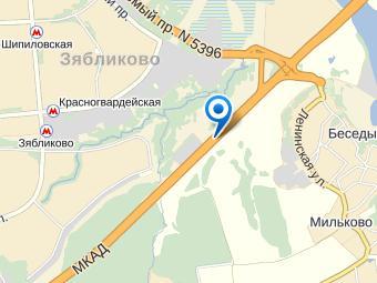 Район места происшествия на карте Москвы. Изображение с сайта maps.yandex.ru