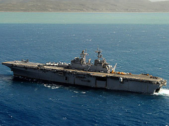 ��������� ������� ��� ��� "��� �����" (USS Iwo Jima). ���� �� ������ &copy;AFP