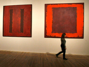 Картины Ротко цикла Seagram Murals в галерее Tate Modern. Фото Reuters