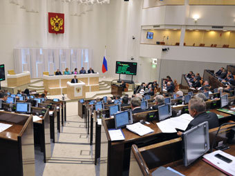 Заседание Совета Федерации. Фото Коммерсантъ, Павел Кассин