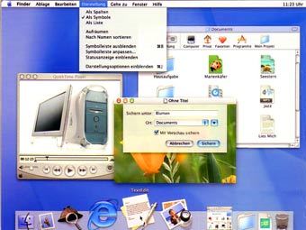 Скриншот операционной системы Mac Os X 