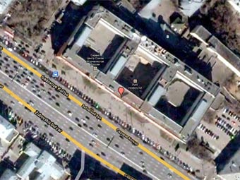 ����� ������������. ����������� ������ Google Maps