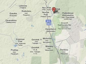 ������ �� ����� � ����� Google Maps