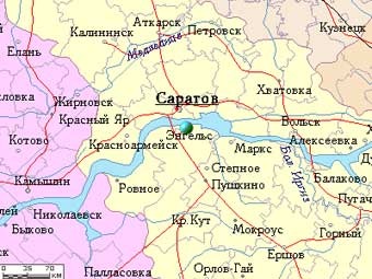 ������� �� ����� � ����� nakarte.ru